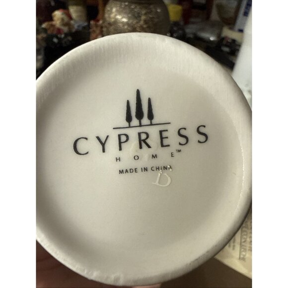 NWT Cypress Home Ceramic Coffee Mug 17 oz New Holiday Wendy Bentley Design - Picture 7 of 8